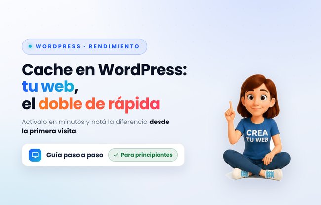 Por que tu web carga lenta y como Crea Tu Web resuelve la velocidad sin plugins de cache ni configuraciones tecnicas